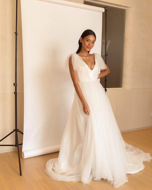Wedding gown ensembles from renowned local and international designers through The Bridefolio.