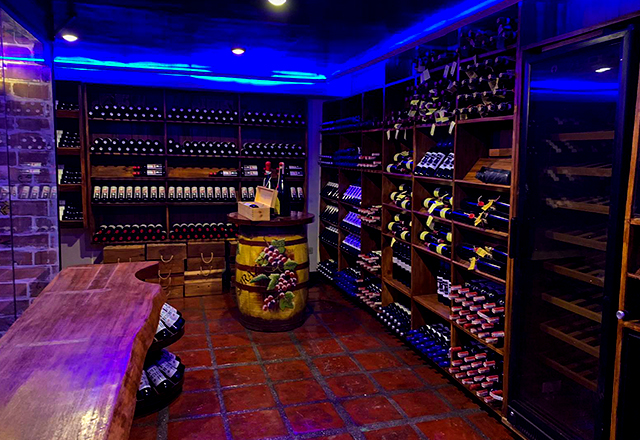 the wine cellar at don limone napa grill