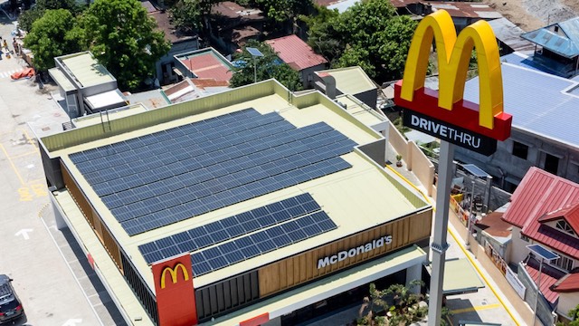 mcdonald's solar-powered store in arayat, pampanga