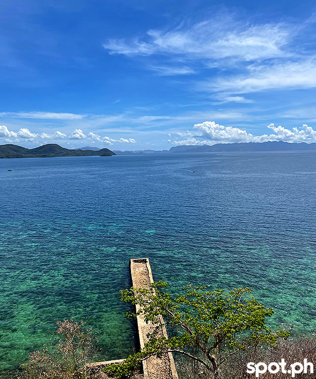 view of the bay from Fort Culion