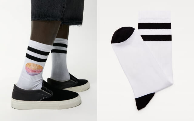 Zara Faes Jacquard Socks