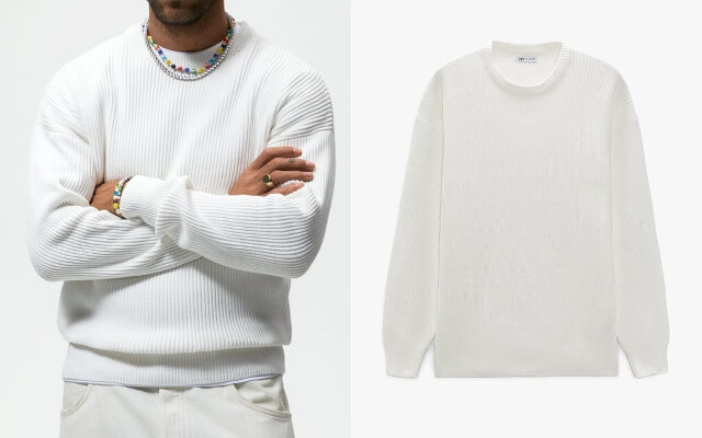 Zara Oversize Cotton Sweater