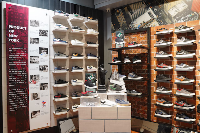 American Footwear Brand PONY Opens First Concept Store in Trinoma