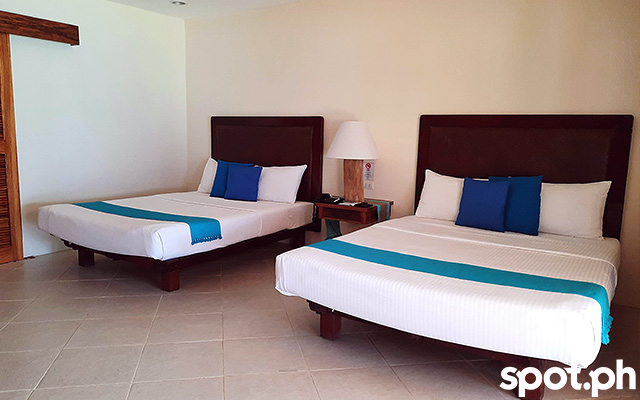 bedroom at bluewater sumilon island resort