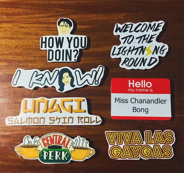Friends Phrases Stickers