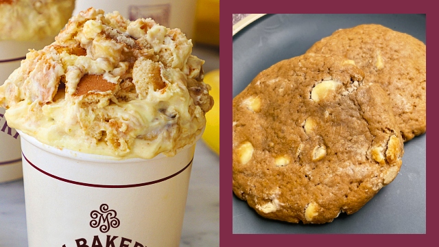 m bakery, banana pudding cookie
