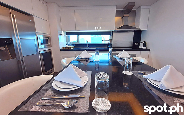 The Alpha Suites dining table