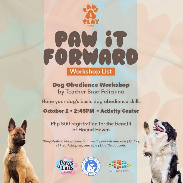UPTC Paw-it-Forward- Dog Obedience