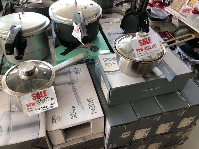 the orient warehouse sale sauce pans