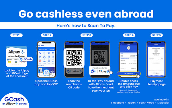 gcash how to pay abroad