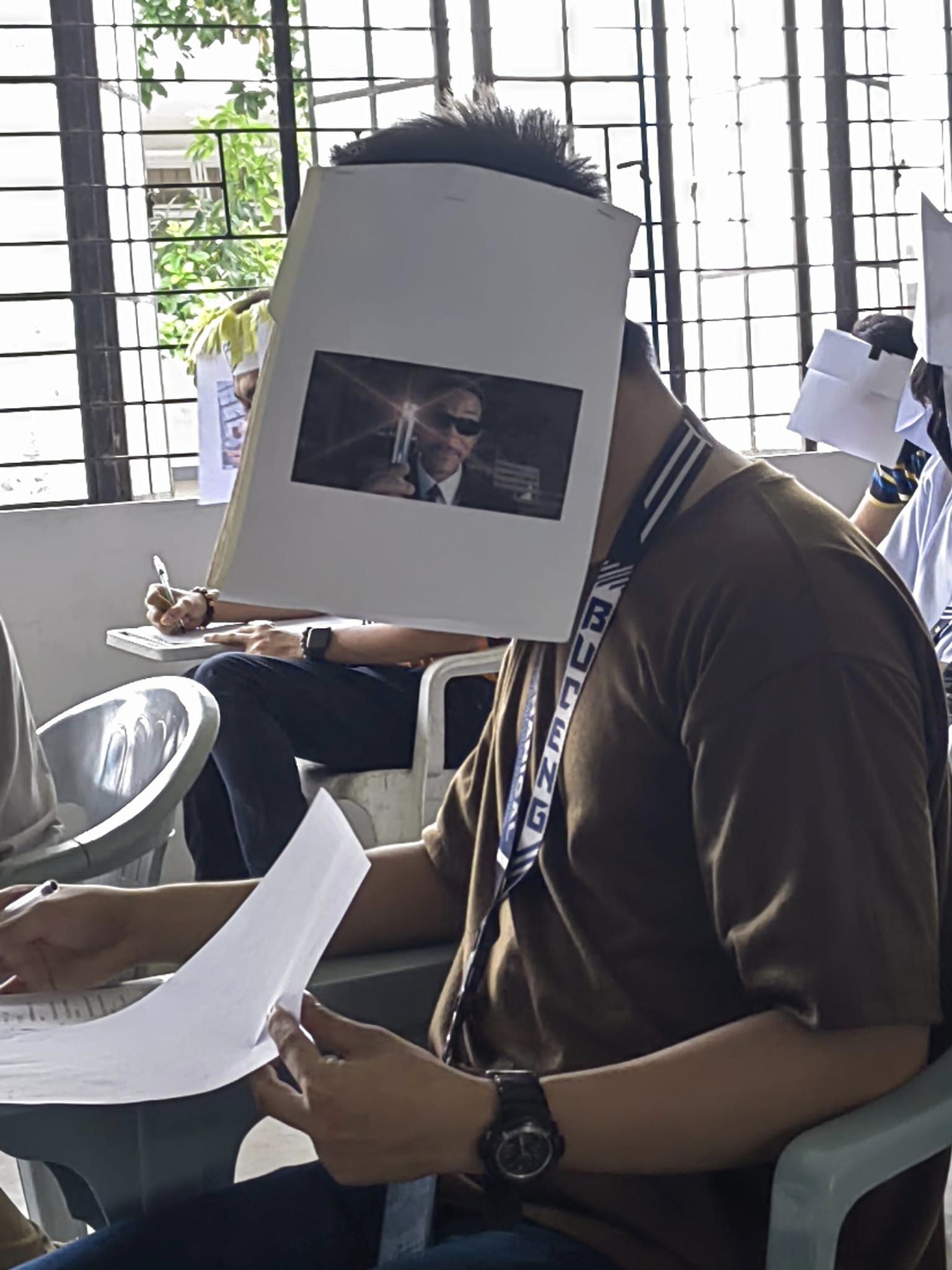 Viral: Anti-cheating Hats In Bicol University