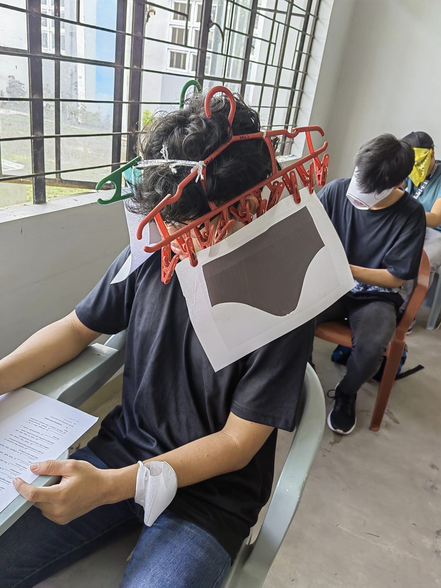 VIRAL: Anti-Cheating Hats In Bicol University