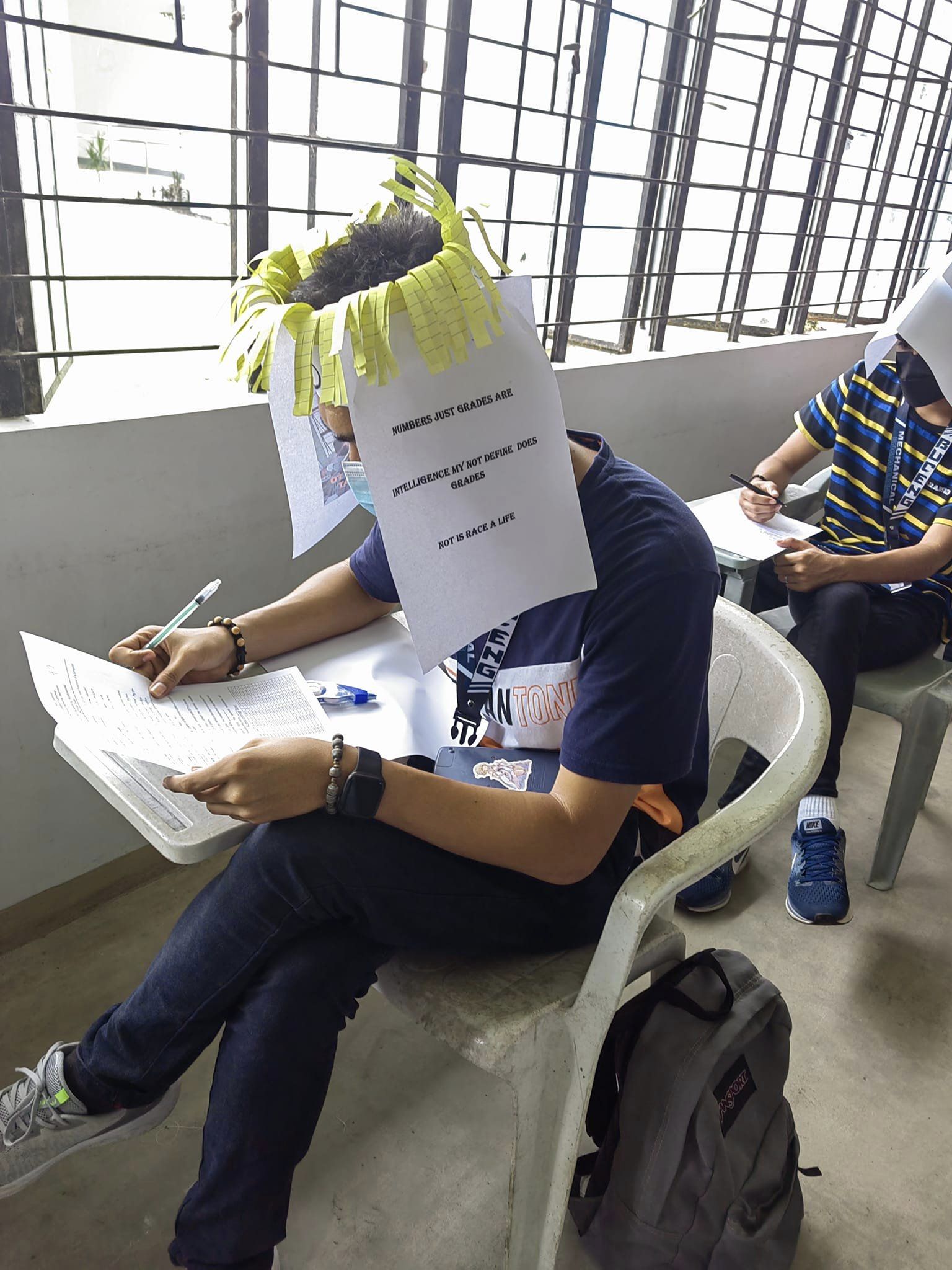 VIRAL: Anti-Cheating Hats in Bicol University