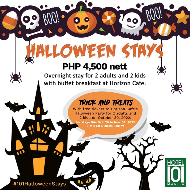 Hotel Promos in Metro Manila for Halloween