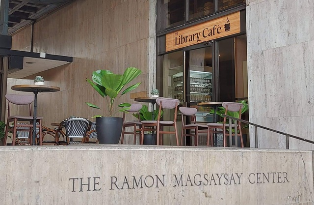 the library cafe malate manila ramon magsaysay center