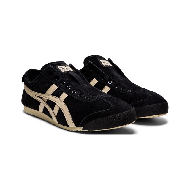 onitsuka tiger mexico 66 slip-ons black and putty
