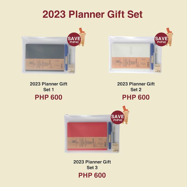 muji christmas bundles 2023 planner gift set