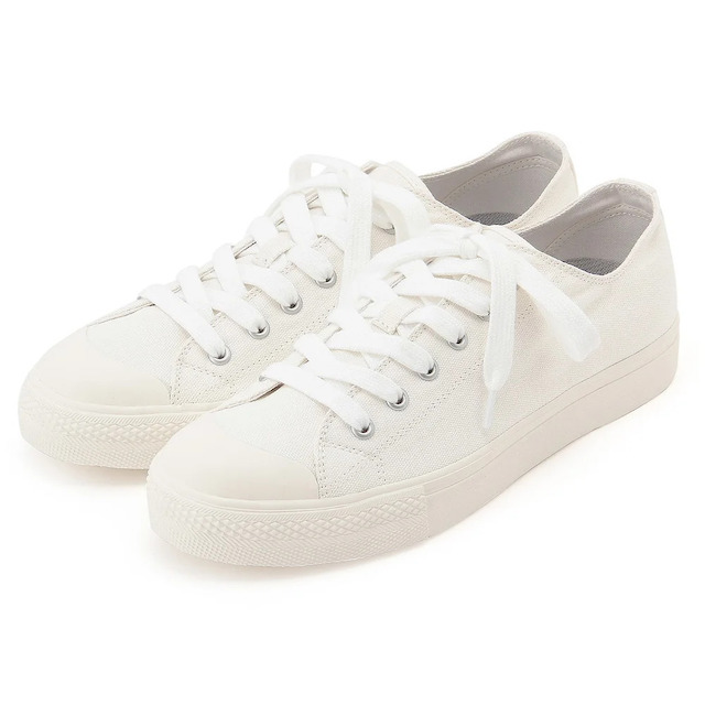 muji sneakers in white