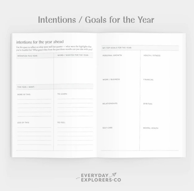 Everyday Explorers A Year of Big Goals and Everyday Wins planner