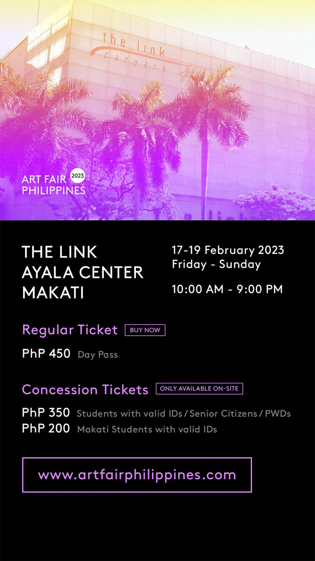 Art Fair Philippines 2023 Tickets for Sale