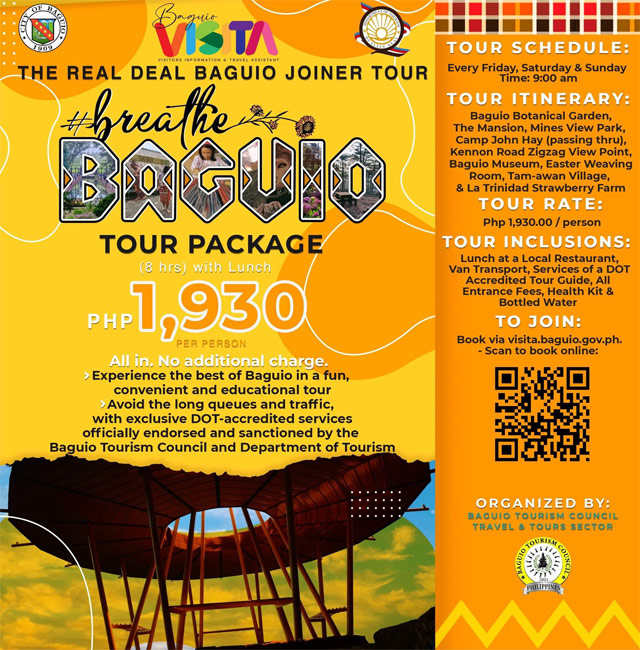 baguio tour package joiner