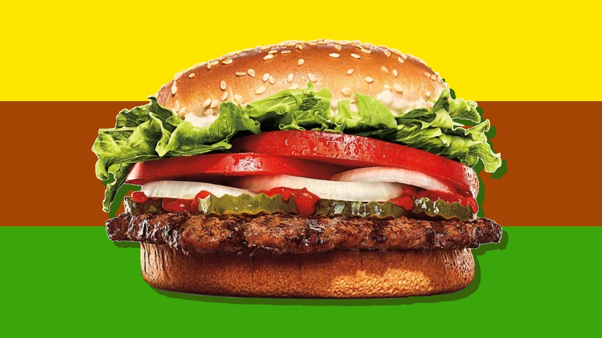 Cool Burger King Promo Whopper Double Patty February 2023