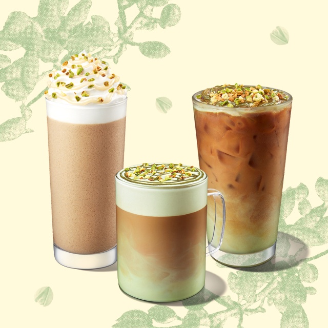 New Starbucks Pistachio White Chocolate Drinks