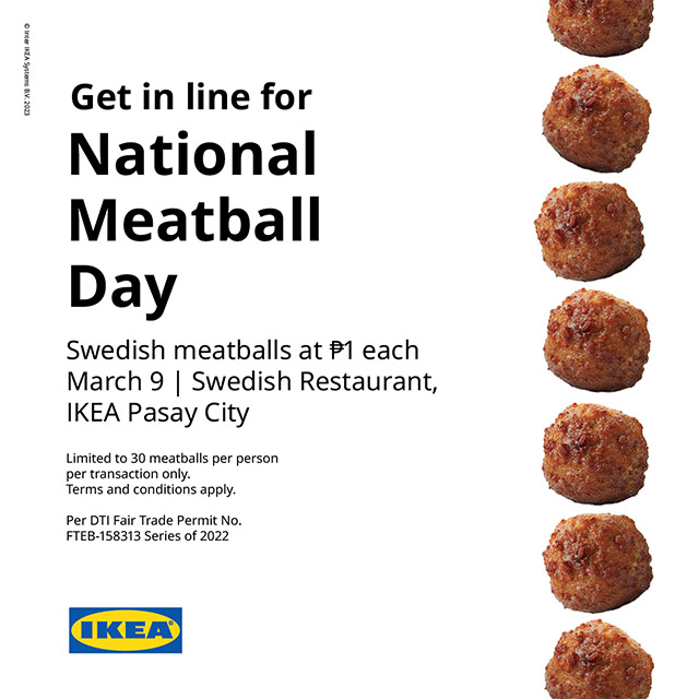 IKEA meatballs promo