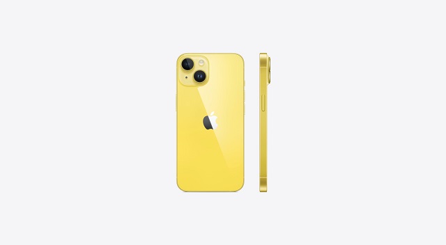iphone 14 and iphone 14 plus yellow