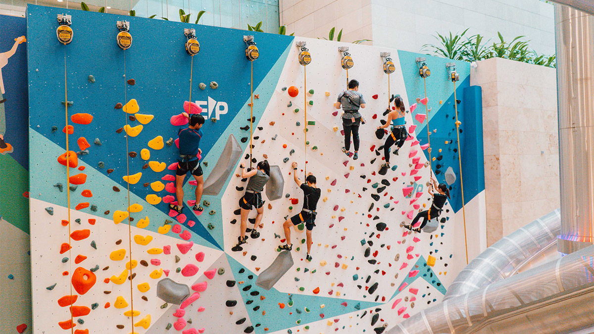 New Wall Climbing Activity at Singapore Changi Airport