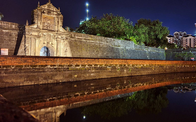 Fort Santiago Moat at Night