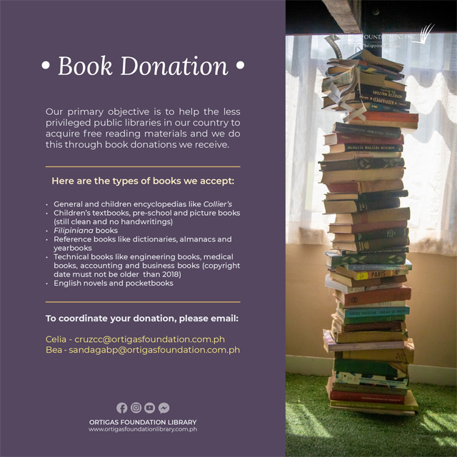 Ortigas Foundation Library Book Donation