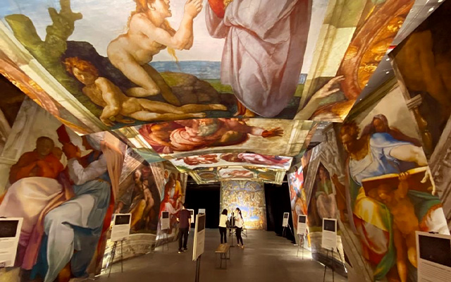 New Michelangelo Sistine Chapel Exhibit At Estancia, Pasig