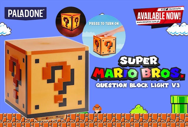 Set of three 1 Super Mario Bros question blocks pins buttons