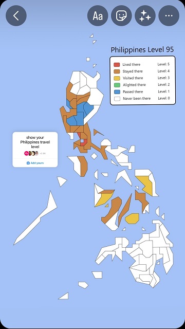 my philippine travel map app
