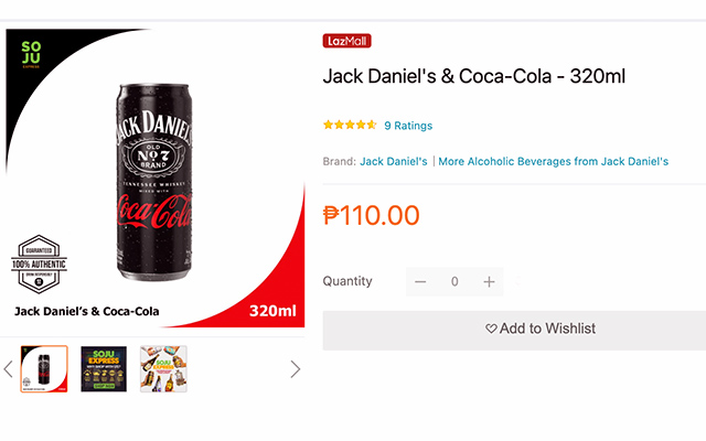 Where To Buy Jack Daniels Coke Available On Lazada