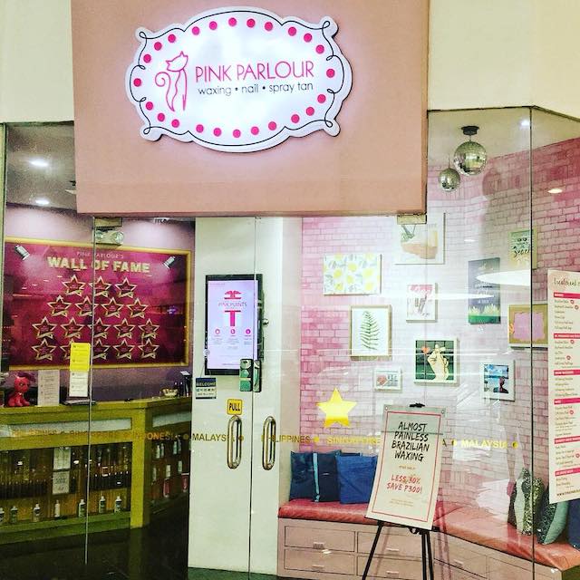 waxing salon pink parlour.