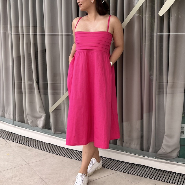 linen dress out and about mnl