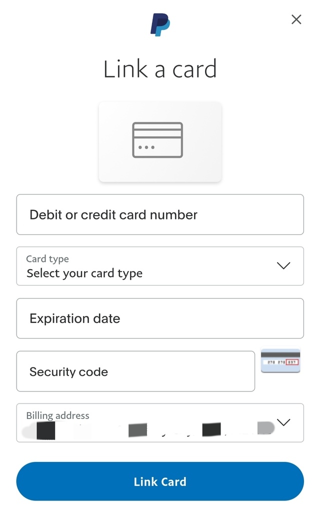 how to link debit master card to paypal