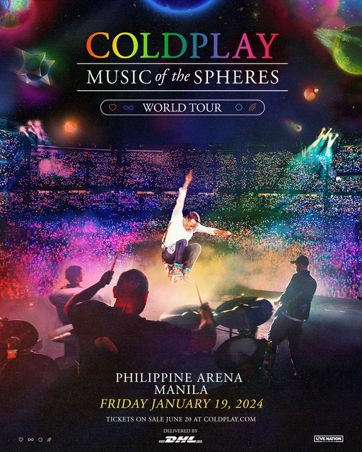 Dates, Tickets, Venue Coldplay News on 2024 Manila Concert