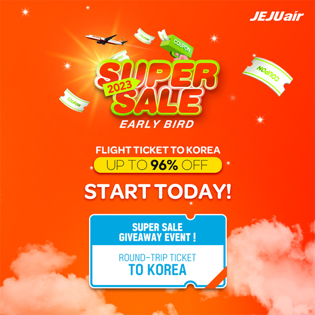 Cheap South Korea Flight from Manila by Jeju Air