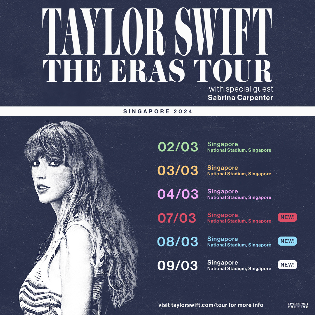 How to Buy Tickets to Taylor Swift Eras Tour in Singapore