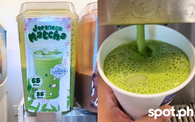 We Try the Lawson Convenience Store New Matcha Latte