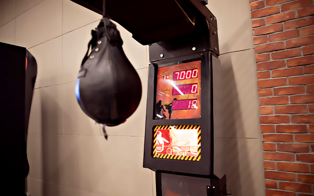 Punching Bag Game at  SM Game Park Fairview