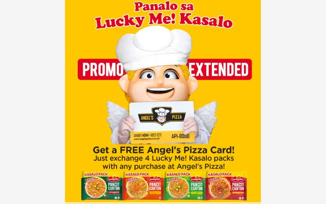 Angel's Pizza New Panalo sa Lucky Me! Kasalo Promo Extension