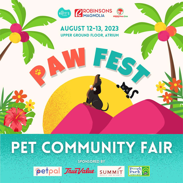 Pet Community Fair at Robinsons Magnolia on August 12 and 13