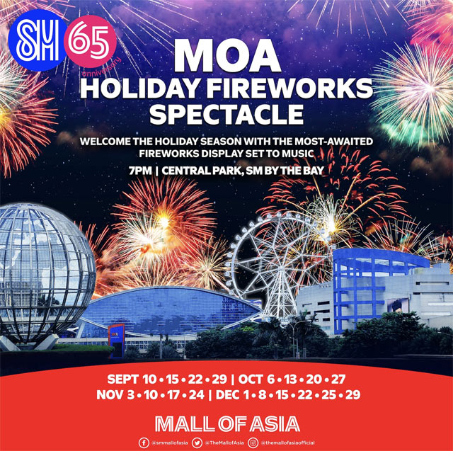 Mall of Asia Holiday Fireworks Is Back for Christmas 2023