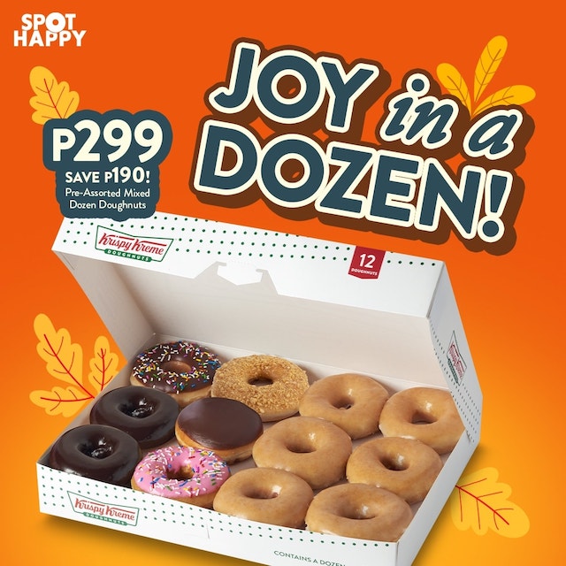 Krispy Kreme P299 Promo September 8 to 10 2023