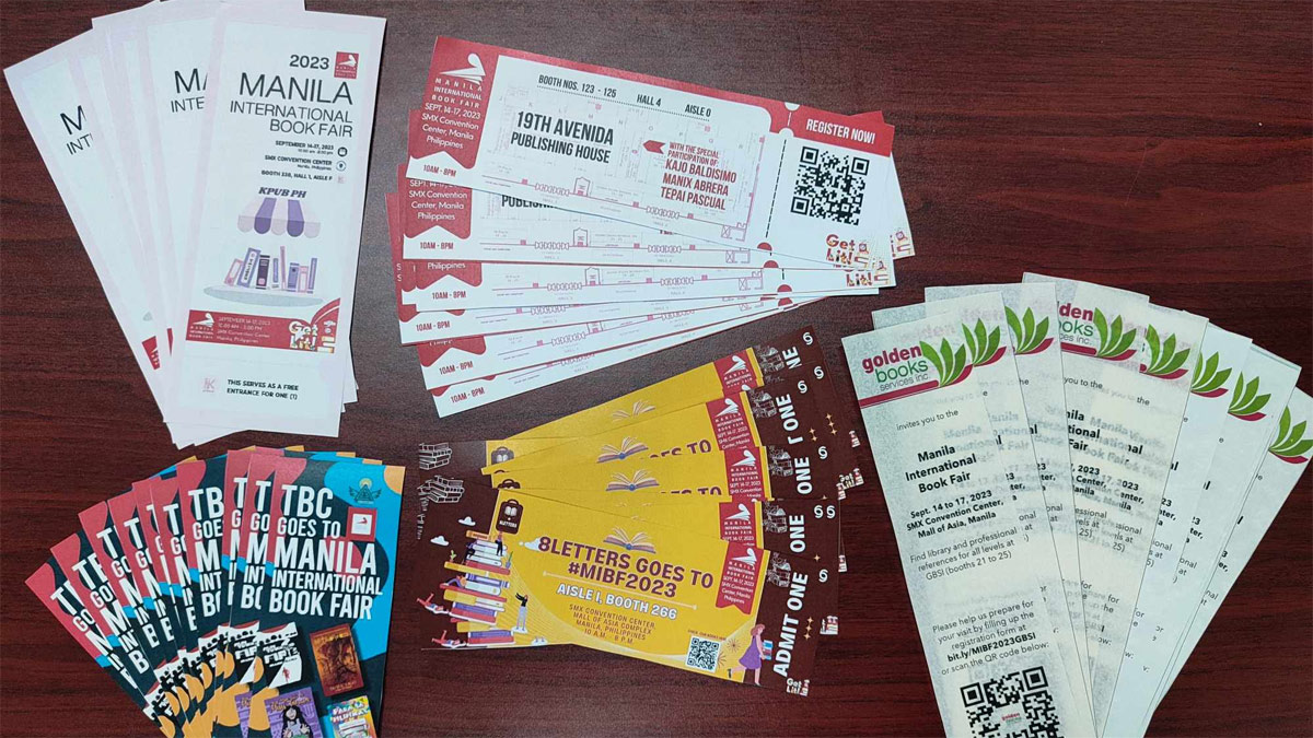 Manila International Book Fair 2023 Free Tickets Available