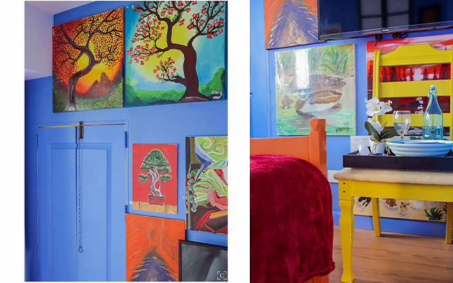 Van Gogh Airbnb the bedroom 2